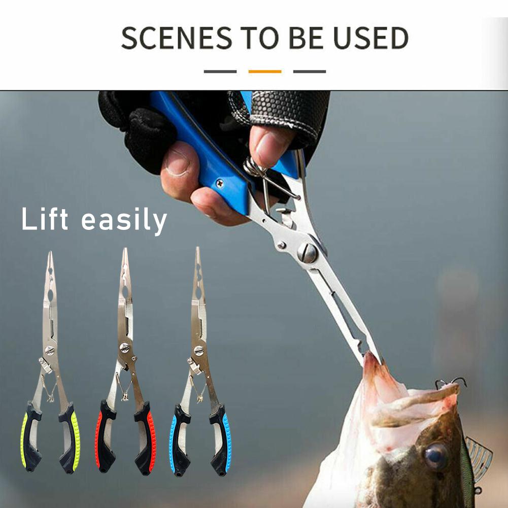 Fishing Pliers Long Nose Stain - Fishing Hook Sharpener review and price