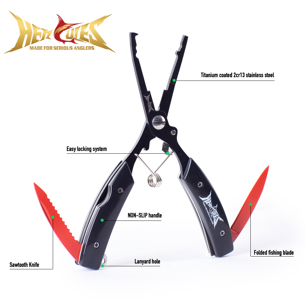 HERCULES Fishing Pliers with S - Fishing Hook Sharpener review and price